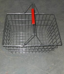nákupní koš drátěný